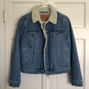 Levi Jean Jacket (lined inside)
